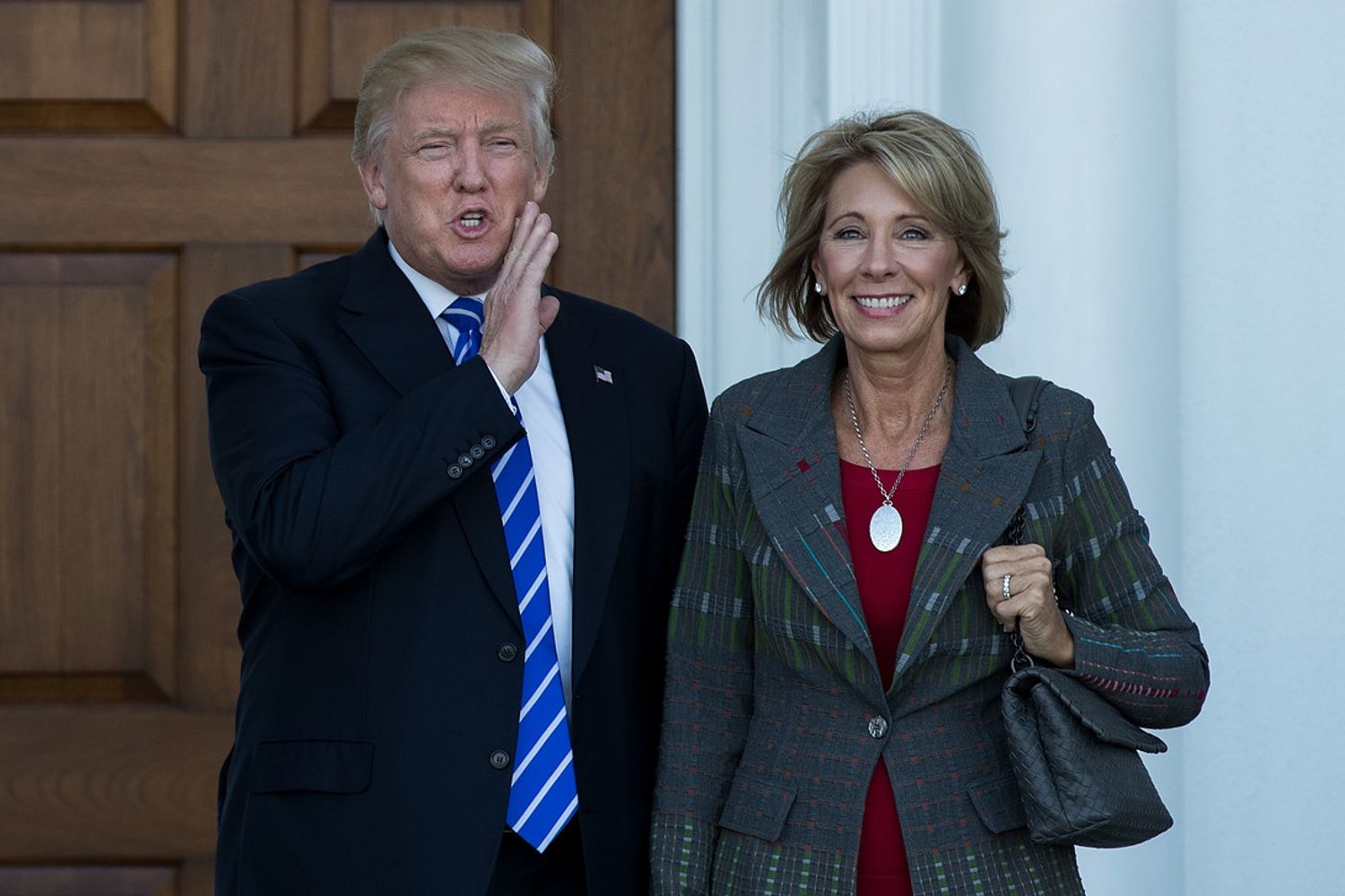 &nbsp;Trump Betsy DeVos (afp)&nbsp;