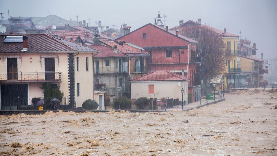 Alluvione Piemonte - Bagnasco (Afp)&nbsp;