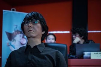 &nbsp;Romaeuropa Festival - Conferenza Humanlike robots and future society. Nella foto l'umanoide Geminoid HI-4 (foto Agf) 25 novembre 2016