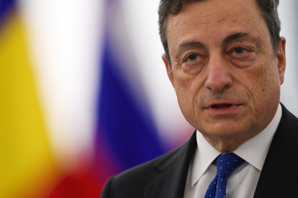 &nbsp;Mario Draghi (Afp)