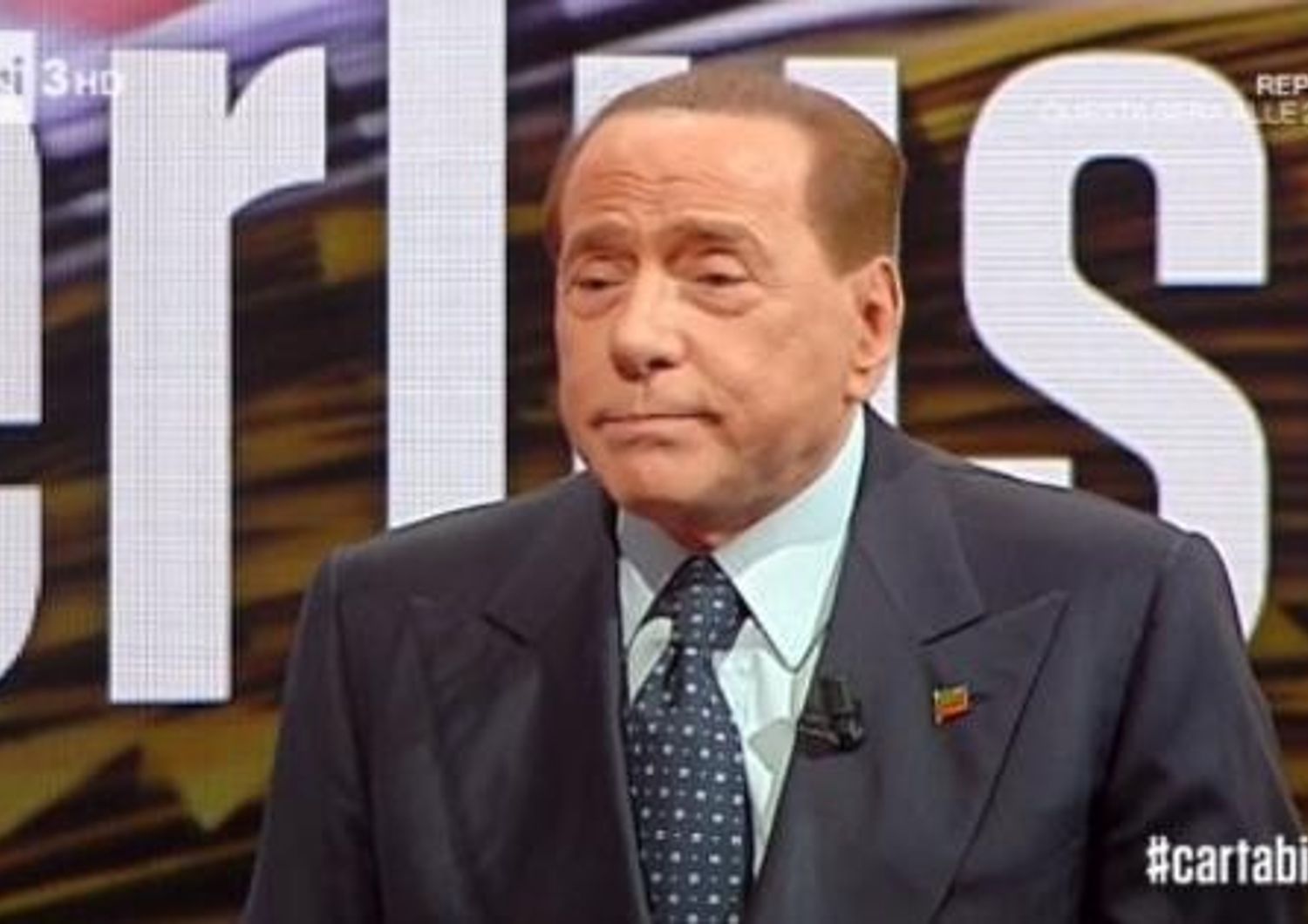 &nbsp;Lite Berlusconi Bianca Berlinguer a Cartacarta