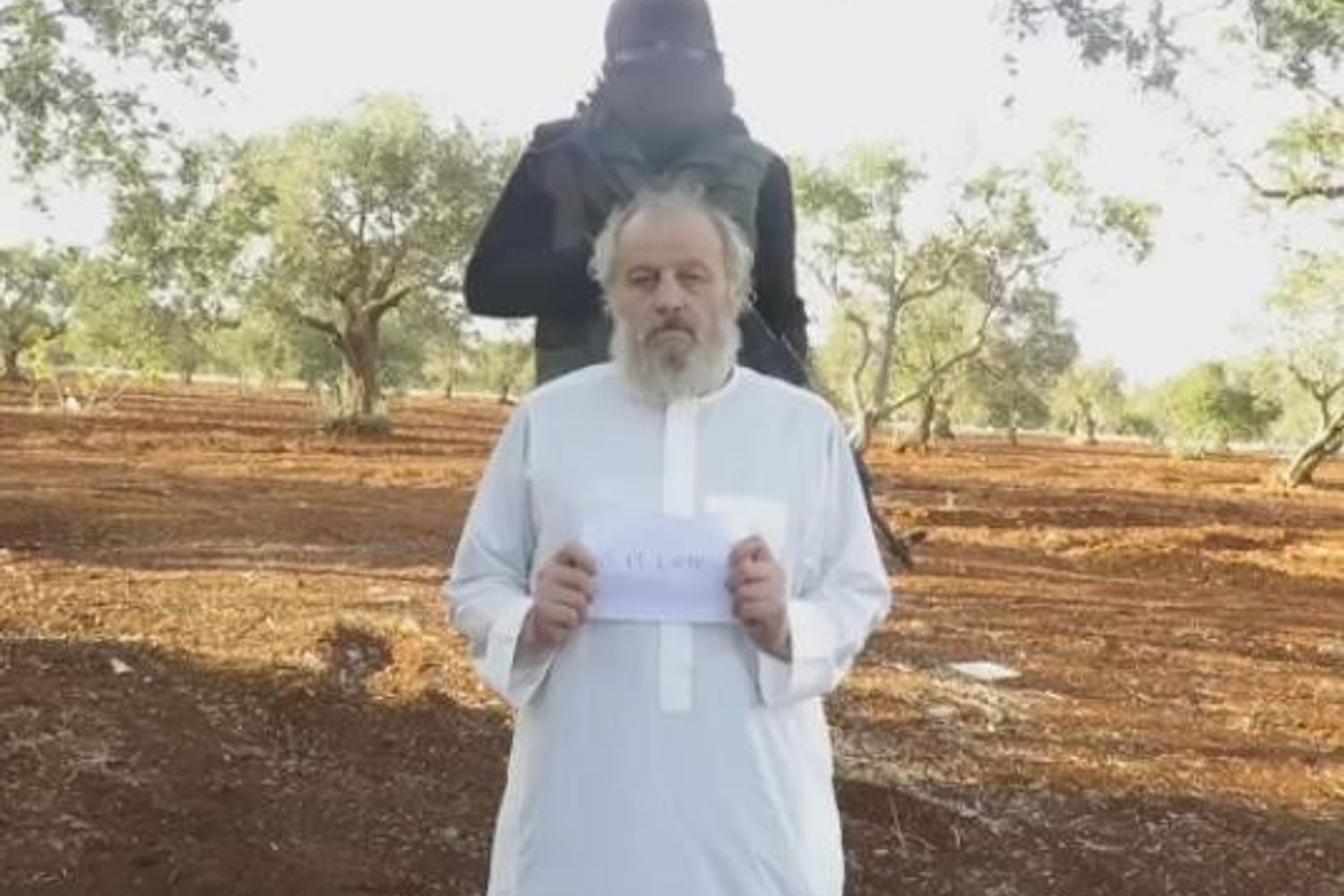 Sergio Zanotti italiano rapito in siria (foto video Youtube)