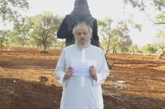 Sergio Zanotti italiano rapito in siria (foto video Youtube)