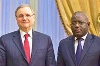 Ignazio Visco e governatore del Banco Nacional de Angola, Valter Filipe&nbsp;(BNA)