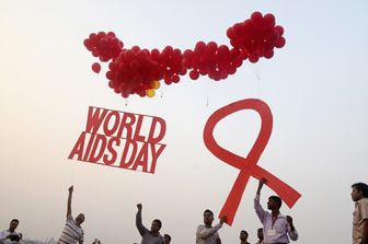 &nbsp;Giornata mondiale Aids (Afp)