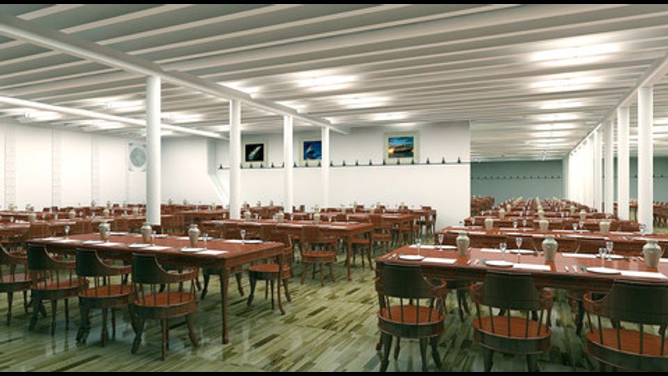 Il ristorante di seconda classe (Afp)&nbsp;