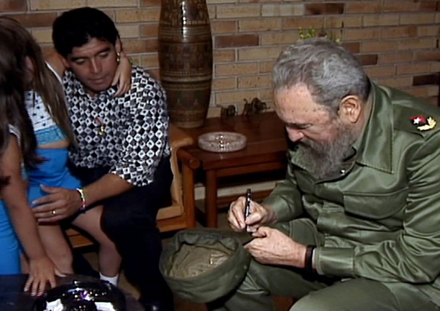 &nbsp;maradona fidel castro (afp)