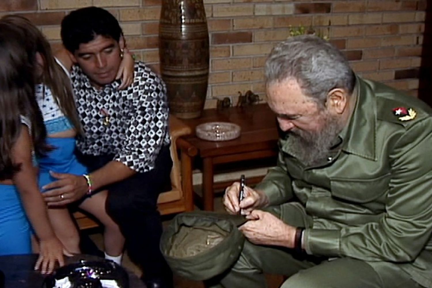 &nbsp;maradona fidel castro (afp)