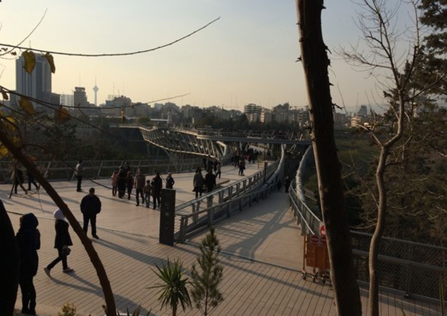 &nbsp;Teheran il ponte della natura di&nbsp;Leila Araghian (afp)