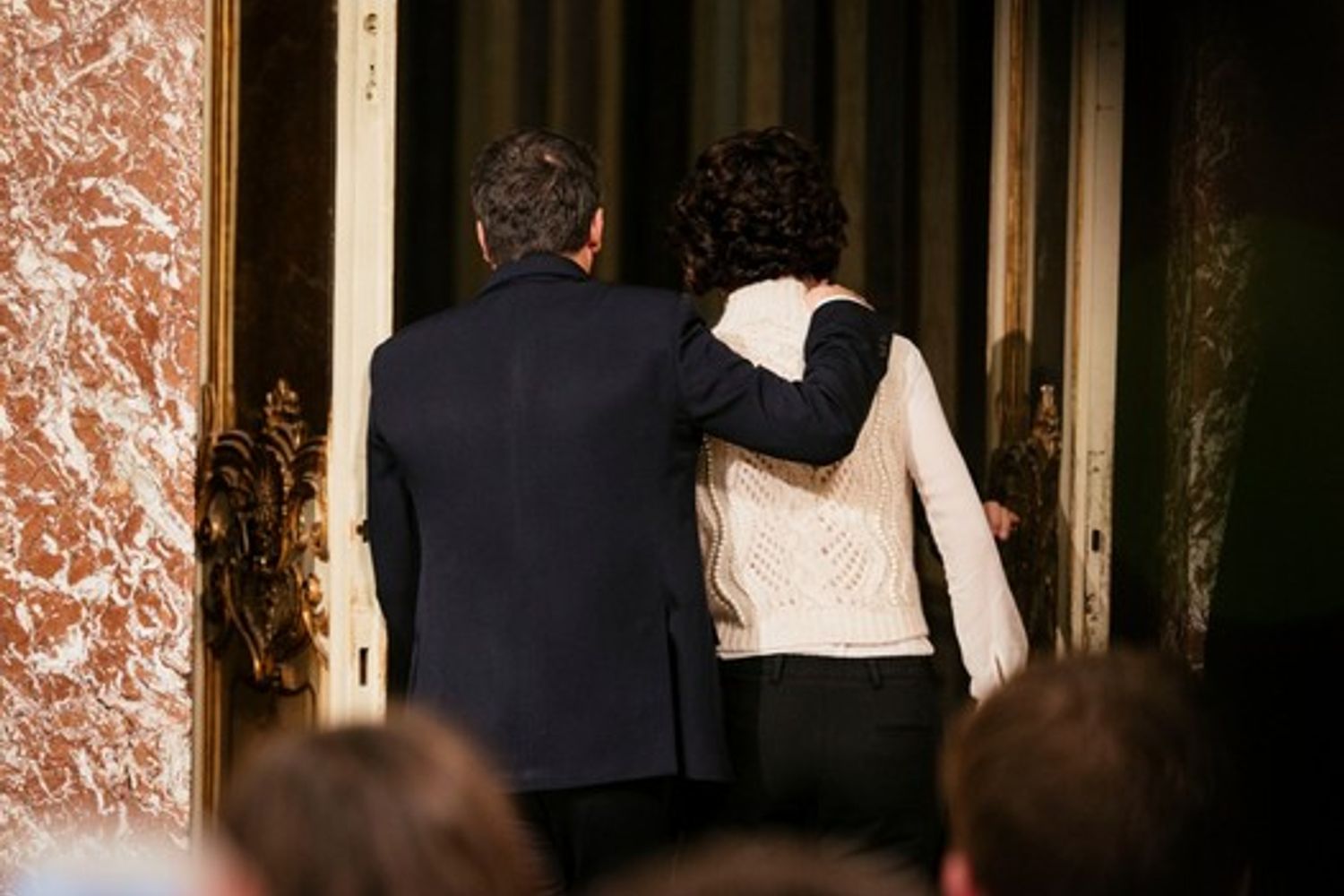 &nbsp;Matteo Renzi con la moglie Agnese (afp)