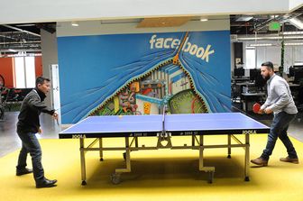 Facebook ping pong (Afp)&nbsp;
