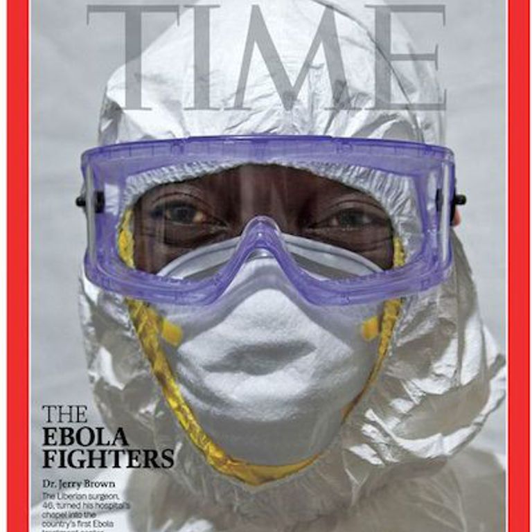 2014 - La copertina va ai combattenti dell'Ebola: le persone che lottarono per fronteggiare l'emergenza virus