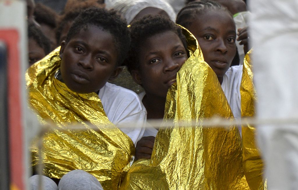 Migranti donne Libia (Afp)