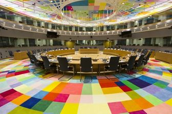 La nuovo sede del Consiglio europeo (Copyright: Philippe Samyn and Partners architects &amp; engineers - lead and design partner, Studio Valle Progettazioni architects, Buro Happold engineers - Colour compositions by Georges Meurant)