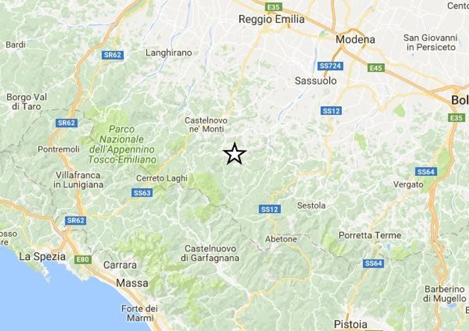 Terremoto: scossa magnitudo 4 in provincia di Reggio Emilia