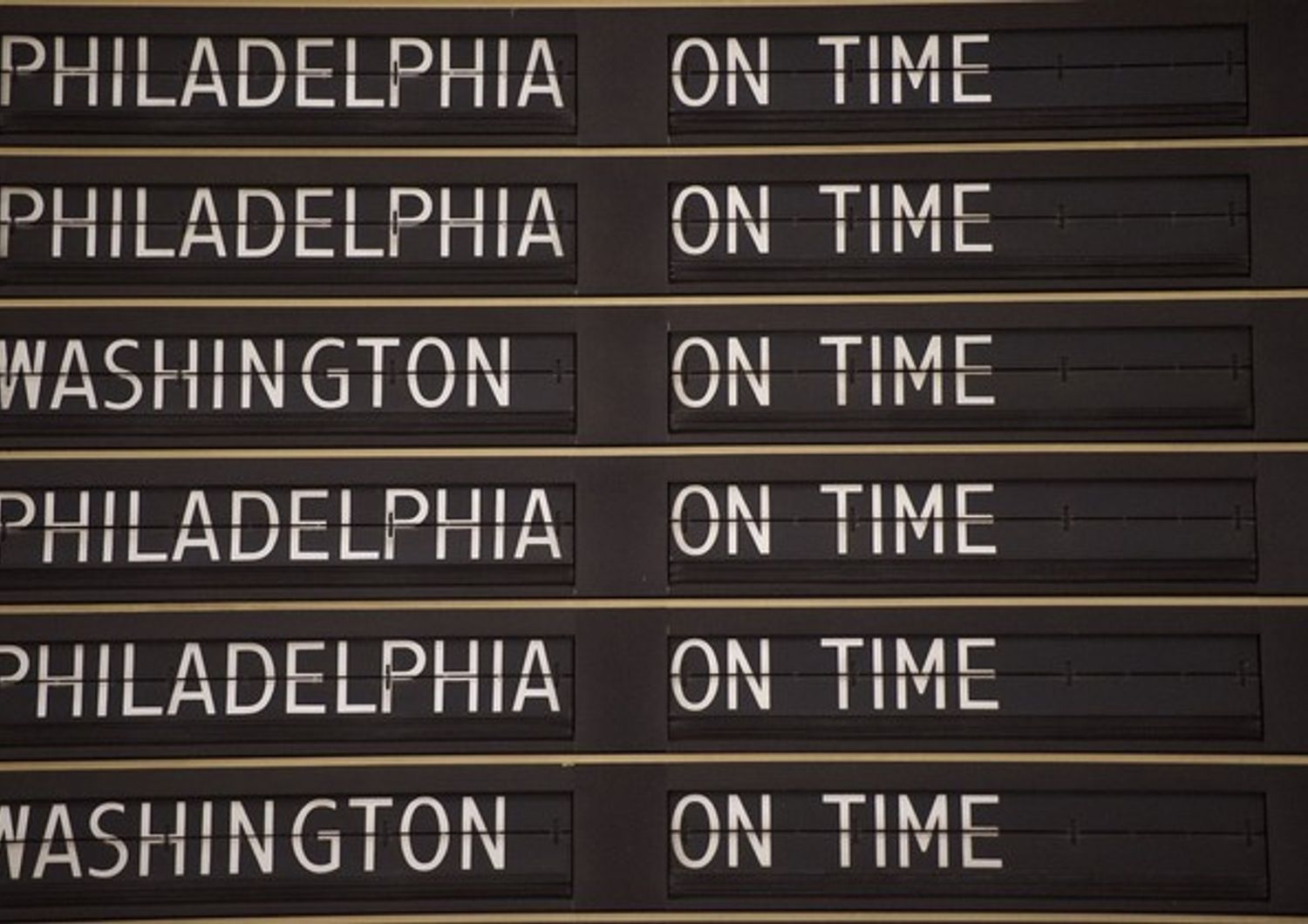 &nbsp;Filadelfia&nbsp;slip-flat display a 30th Street Station (afp)
