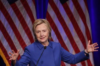 In classifica Hillary Clinton (Foto Afp), la candidata democratica nella corsa per la Casa Bianca sconfitta da Donald Trump