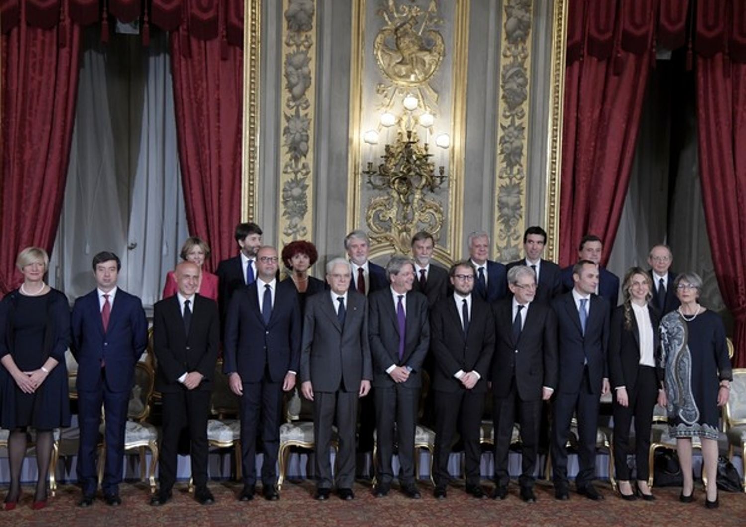 &nbsp;Gentiloni premier ministri nuovo governo (afp)