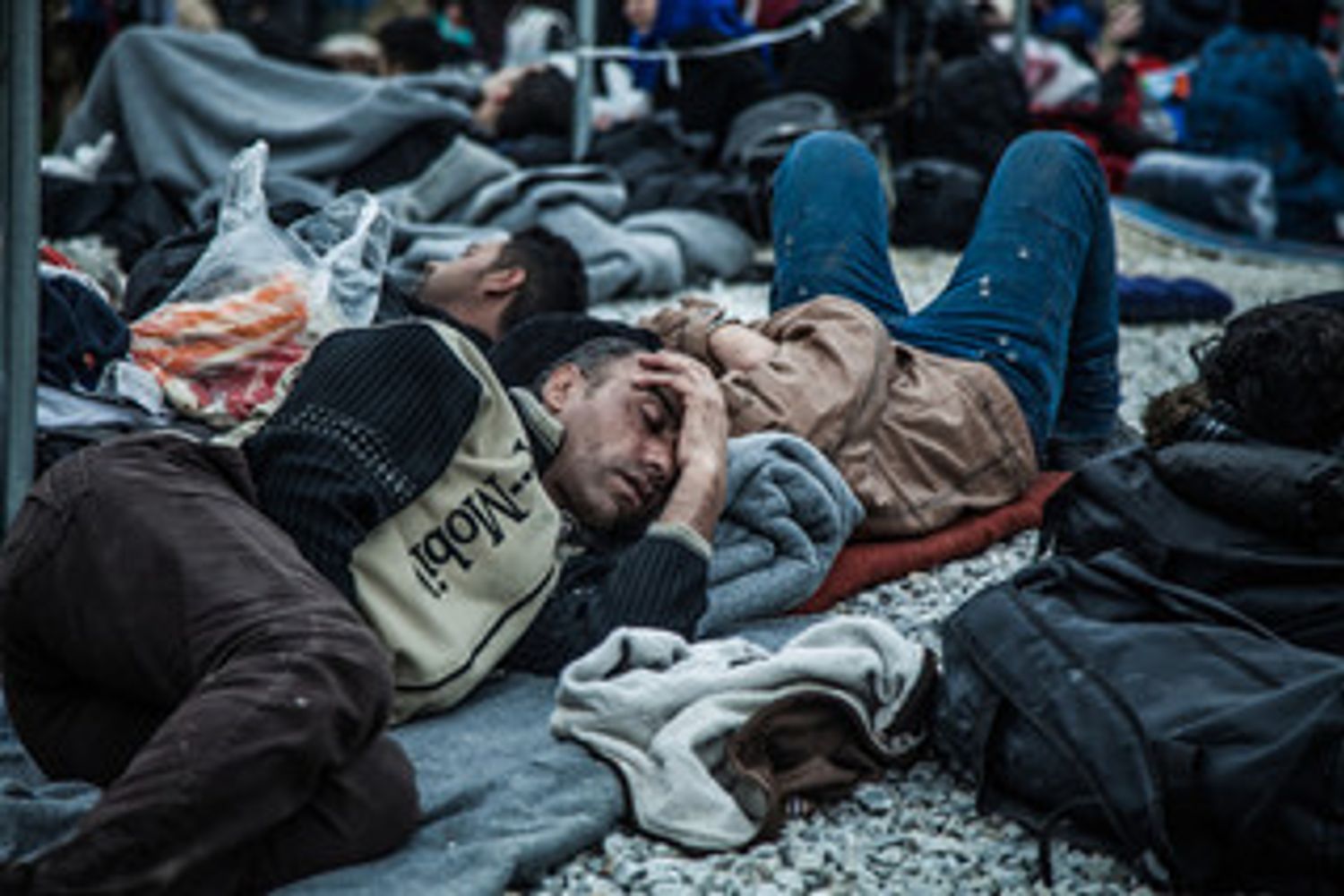 &nbsp;Migranti (foto Oxfam)