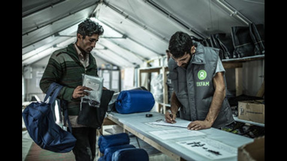 &nbsp;Migranti (foto Oxfam)