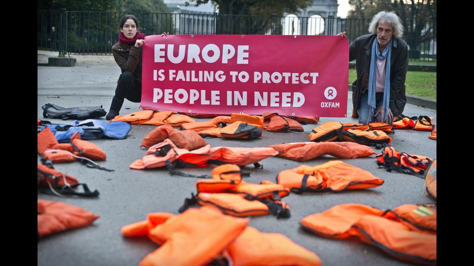 &nbsp;Migranti (foto Oxfam)