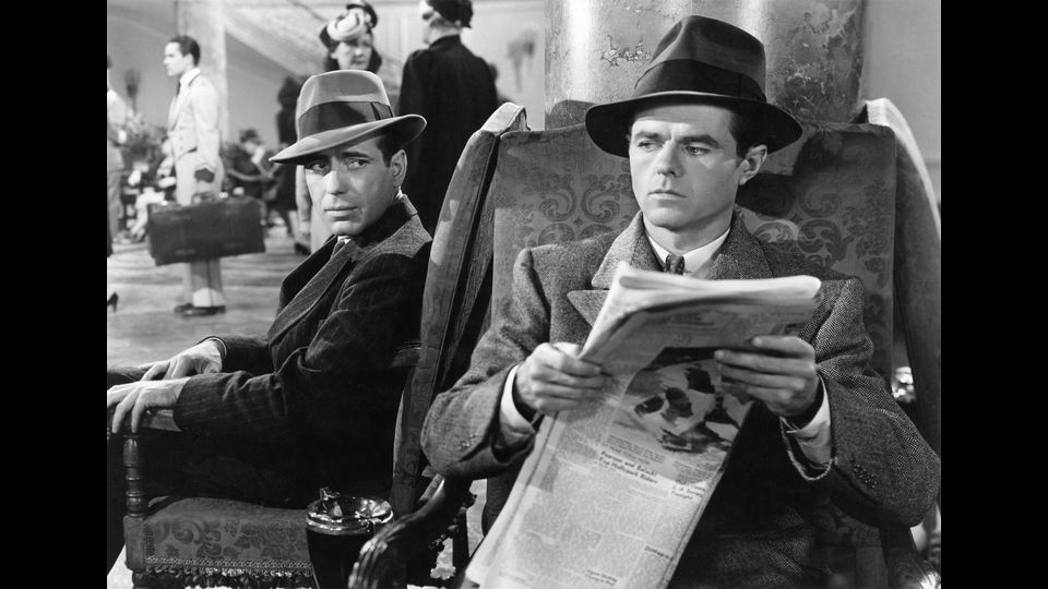 &quot;Il mistero del falco&quot; (1941) di John Huston, con Humphrey Bogart (foto Afp)&nbsp;
