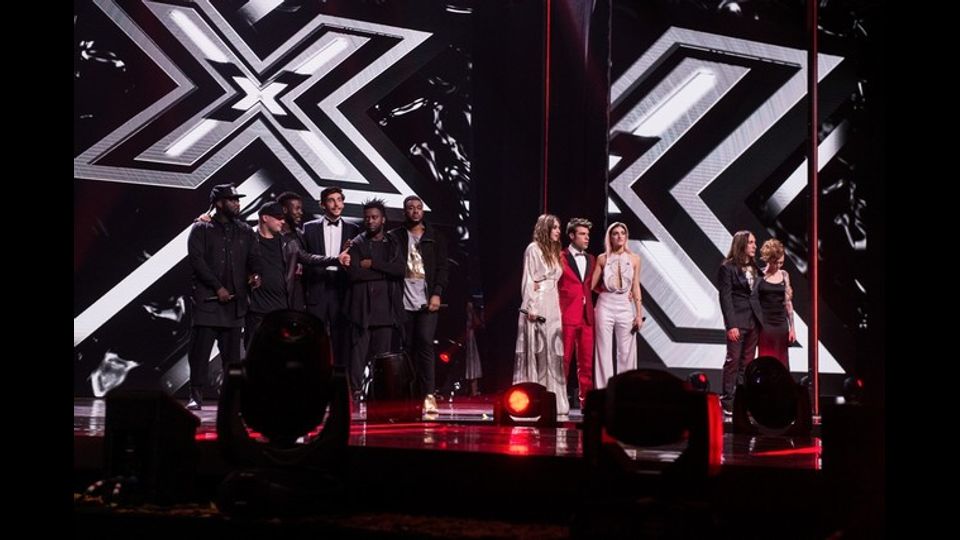 &nbsp;L'attesa per conoscere il vincitore di X Factor (Credit Sky)