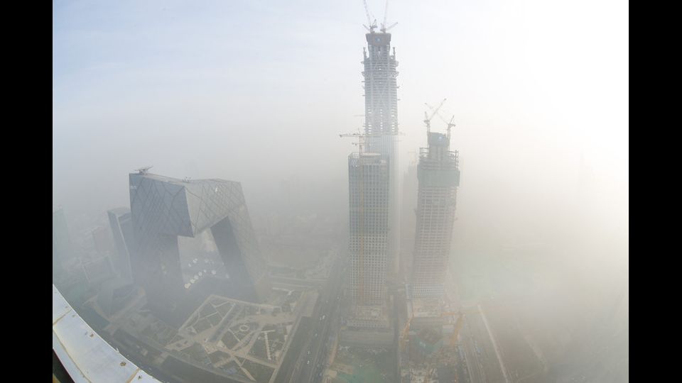 Cappa di smog soffoca le grandi citta' della Cina (Afp) &nbsp;