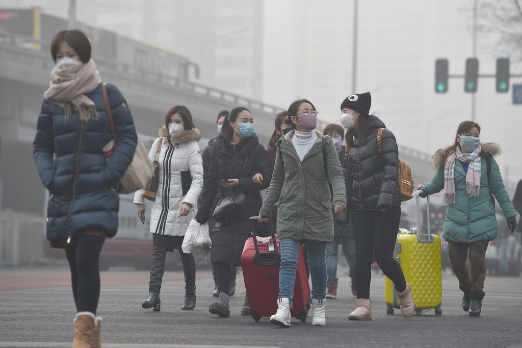 Cappa di smog soffoca le grandi citta' della Cina (Afp) &nbsp;