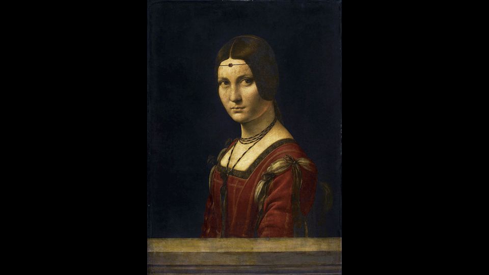 &nbsp;Ritratto di Dama (noto anche tradizionalmente come Belle Ferronni&egrave;re): olio su tavola (63x45 cm) realizzato tra il 1490-1495 circa e conservato nel Mus&eacute;e du Louvre di Parigi