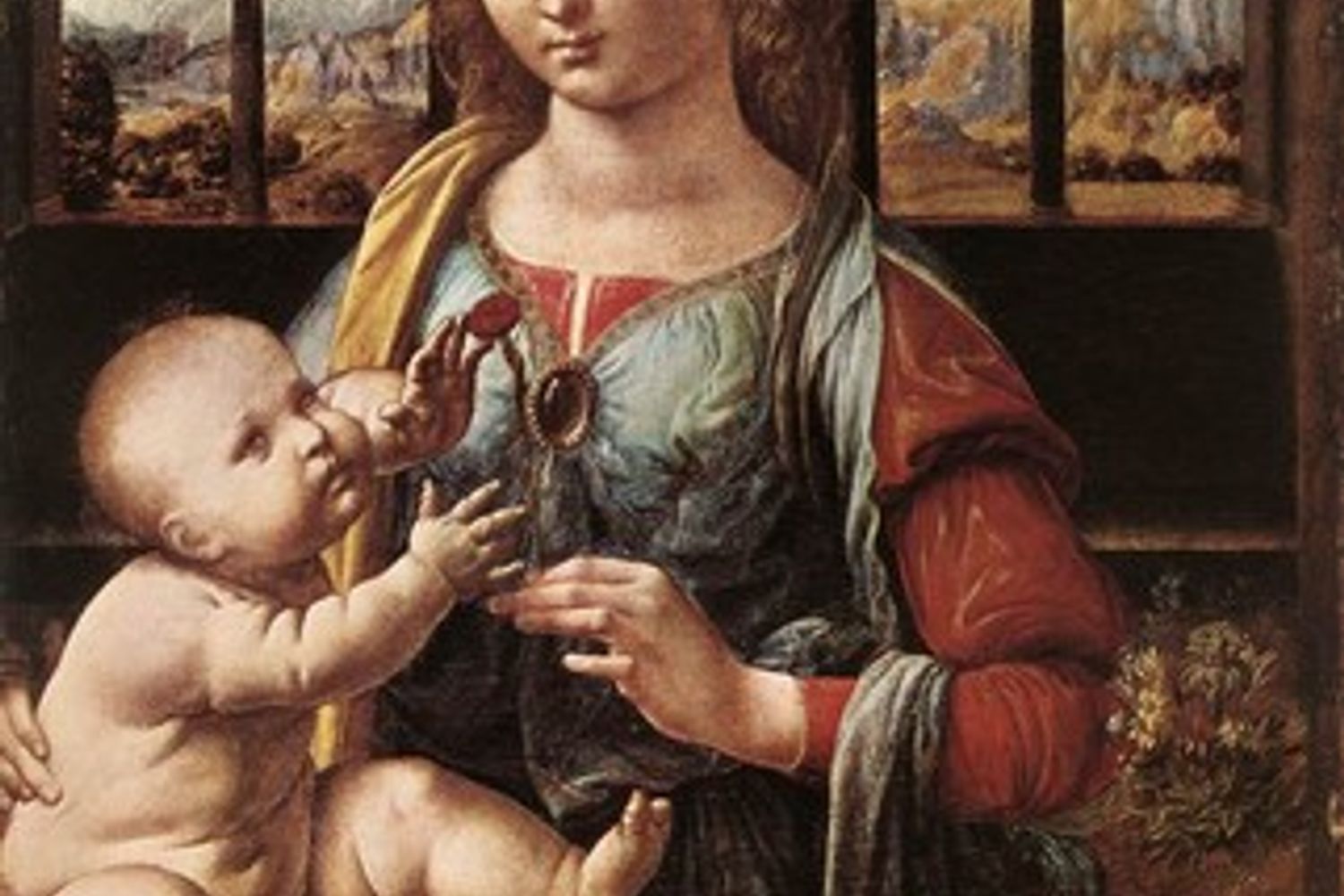 &nbsp;Madonna del Garofano: olio su tavola (62x47,5 cm) databile intorno al 1473 circa e conservato nell'Alte Pinakothek di Monaco