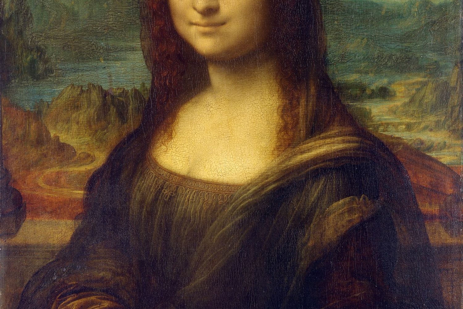 Gioconda, (nota anche come Monna Lisa): olio su tavola di pioppo (77 cm&times;53 cm), realizzata tra il 1503-1506 circa, e conservata nel Museo del Louvre di Parigi. Opera iconica ed enigmatica, si tratta sicuramente del ritratto pi&ugrave; celebre della storia, nonch&eacute; di una delle opere d'arte pi&ugrave; note in assoluto&nbsp;