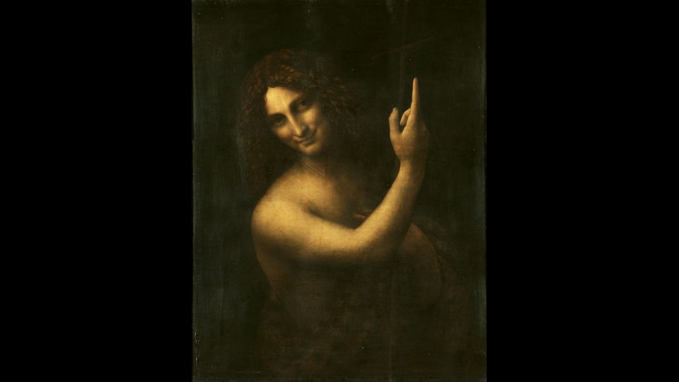 San Giovanni Battista: olio su tavola di noce (69x57 cm), databile al 1508-1513 e conservato nel Museo del Louvre a Parigi&nbsp;