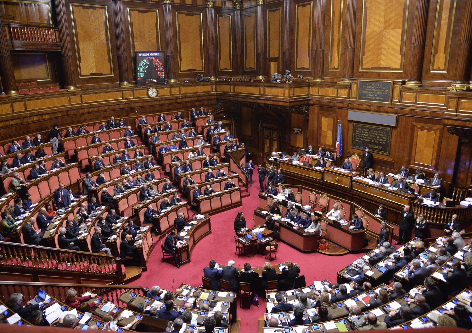 &nbsp;Aula del Senato