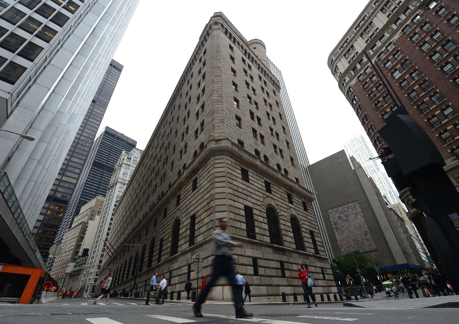 Federal Reserve NY (foto Afp)