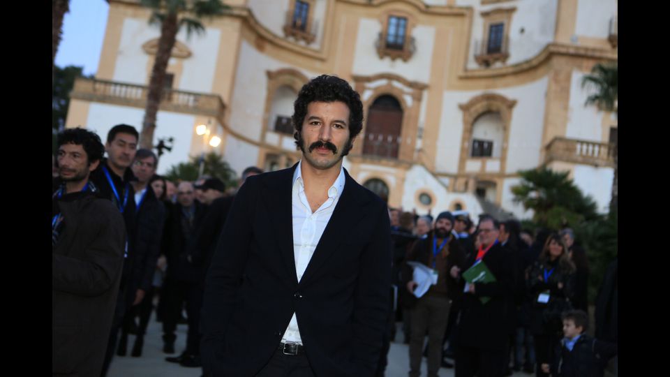 L'attore bagariota Francesco Scianna, interprete, tra l'altro, della fiction &quot;La mafia uccide solo d'estate&quot; (foto museo Guttuso)