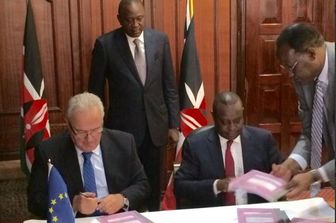 &nbsp;Kenya agricoltura Neven Mimica e presidente Kenyatta &nbsp;(witter Neven Mimica)