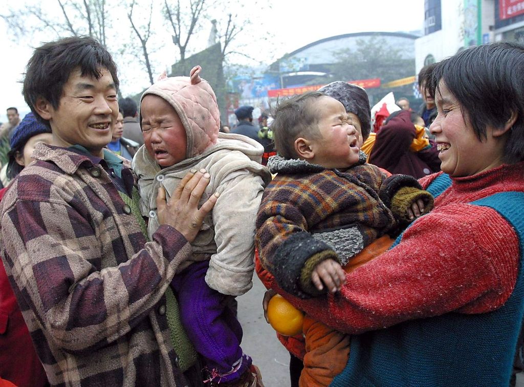 &nbsp;Cina famiglia cinese bambini figli cinesi (Afp)