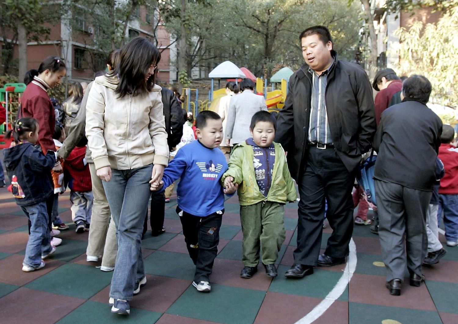 &nbsp;Cina famiglia cinese bambini figli cinesi (Afp)
