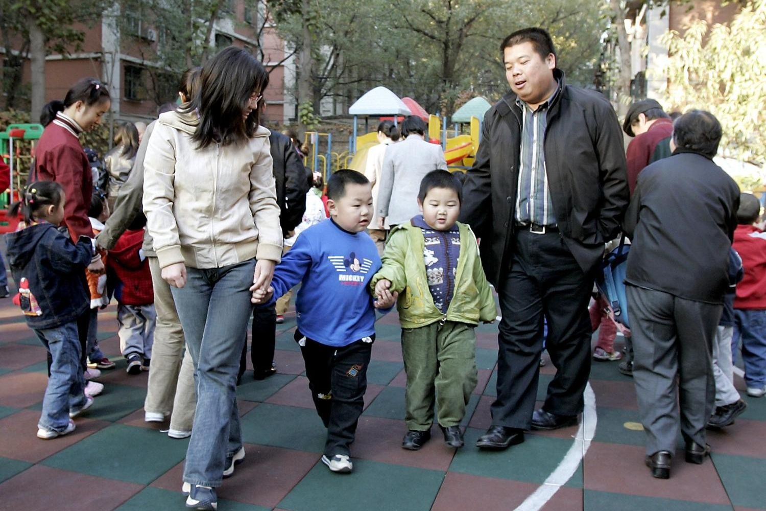 &nbsp;Cina famiglia cinese bambini figli cinesi (Afp)