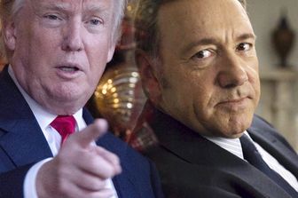 &nbsp;Donald Trump e Frank Underwood