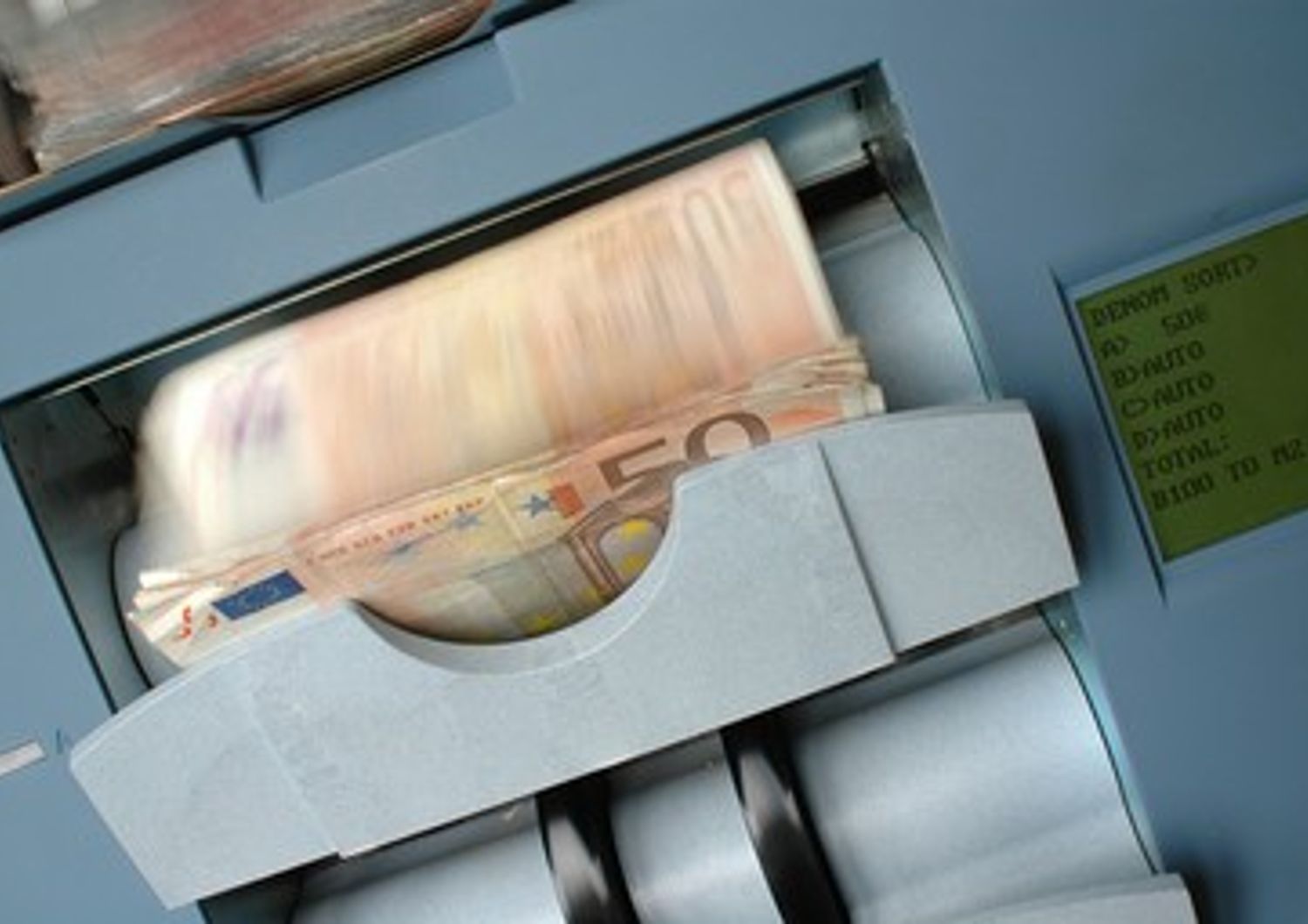 &nbsp; Euro bancomat