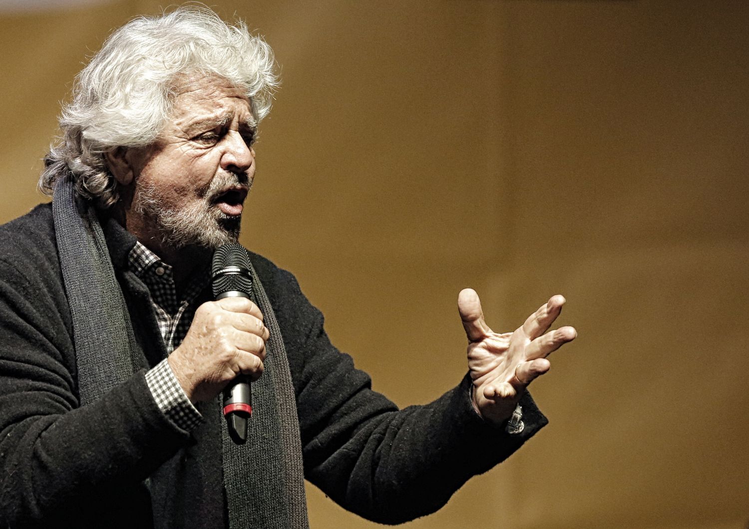 &nbsp;Beppe Grillo (foto Afp)
