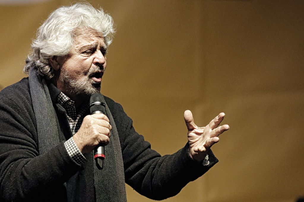 &nbsp;Beppe Grillo (foto Afp)