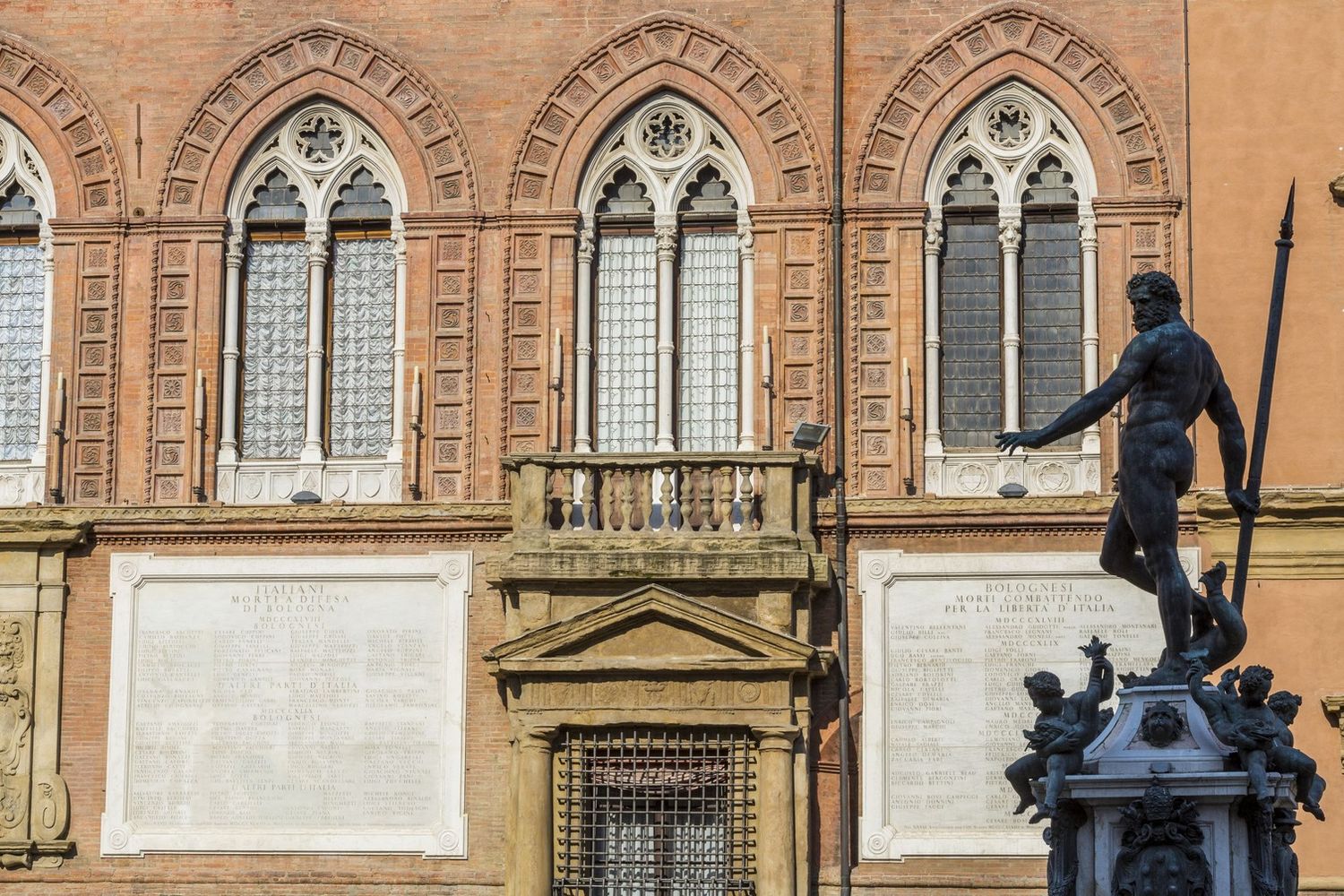 &nbsp;La statua del Nettuno a Bologna (AFP)