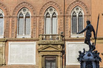 &nbsp;La statua del Nettuno a Bologna (AFP)