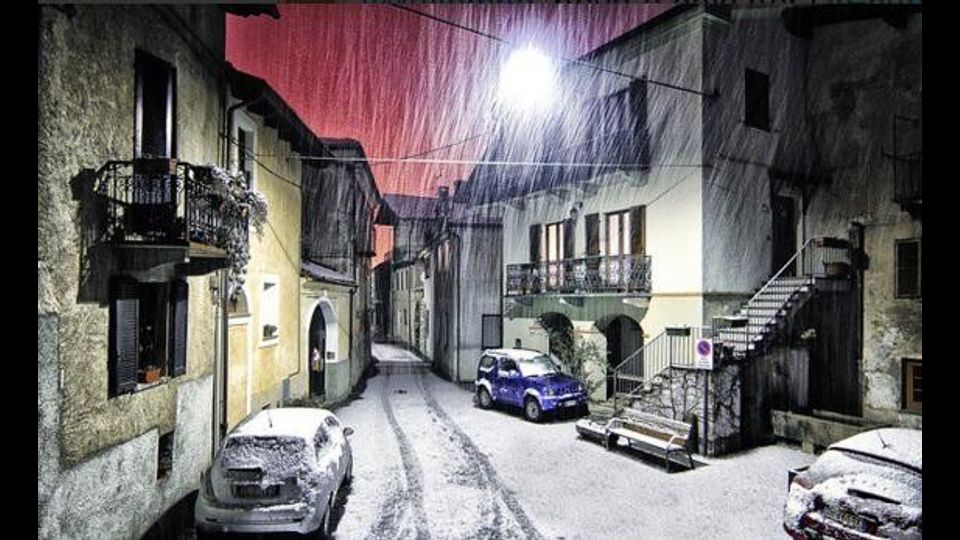 La neve in Abruzzo, una delle regioni dove si sono registrate pi&ugrave; precipitazioni