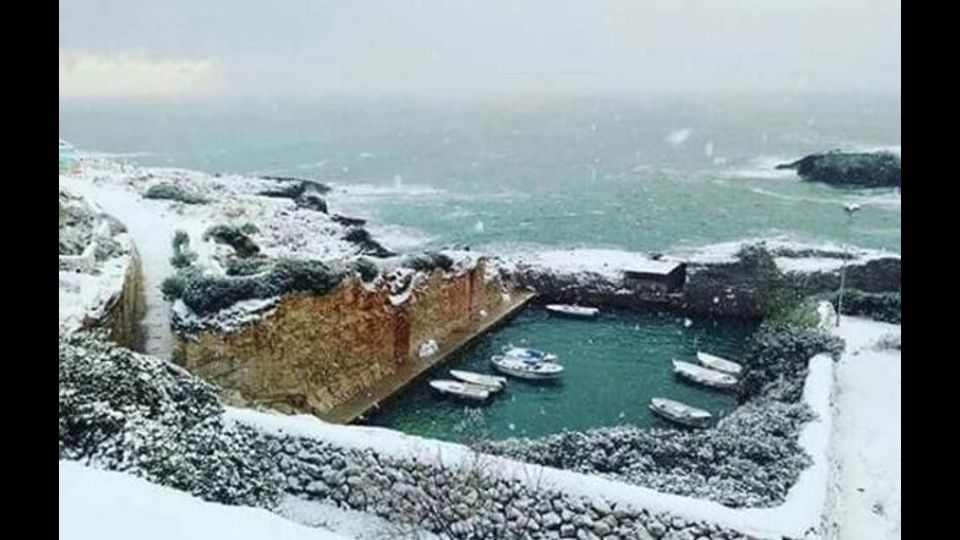 Neve anche nel Salento, in Puglia