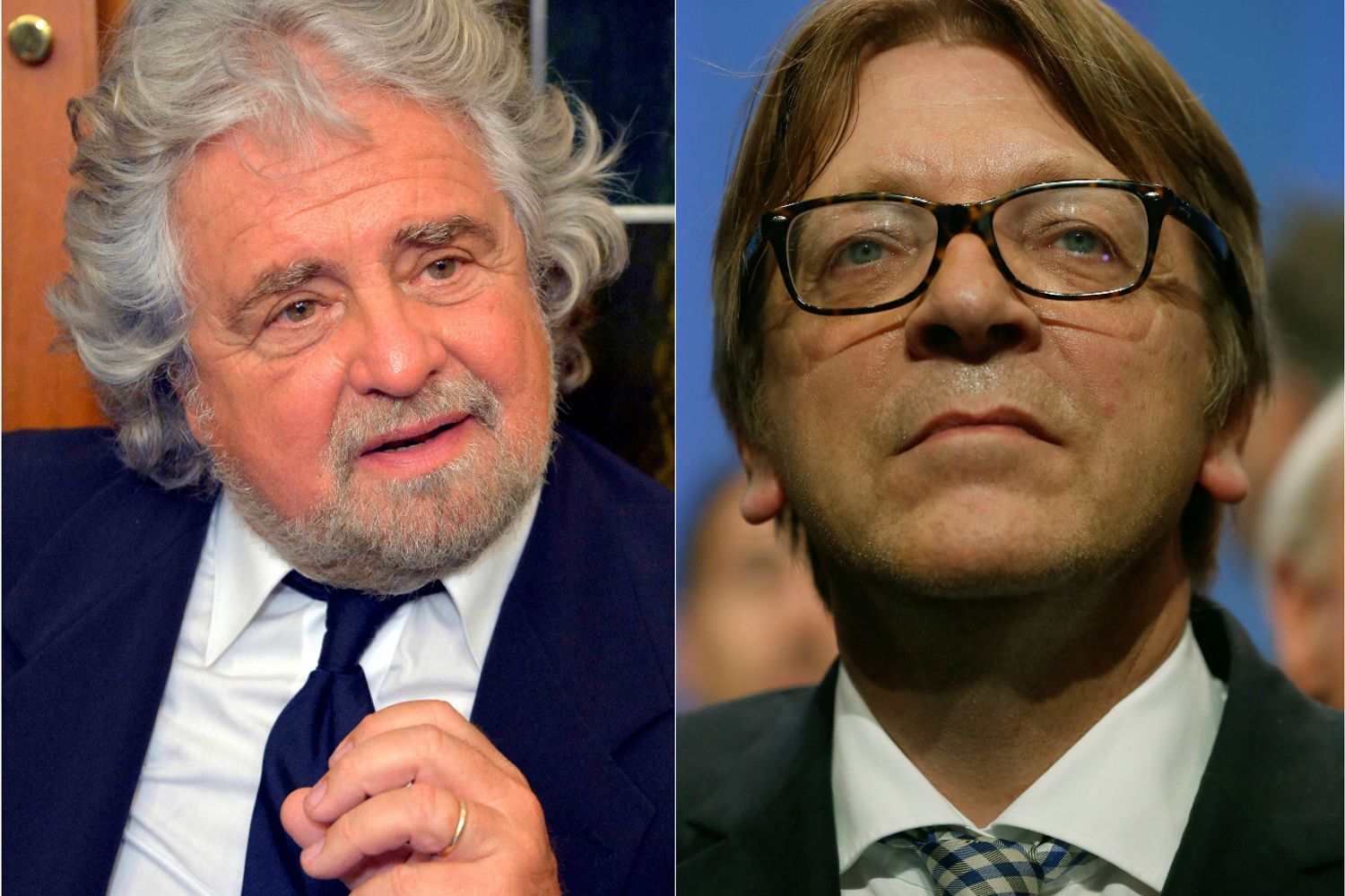 Grillo e Guy Verhofstadt