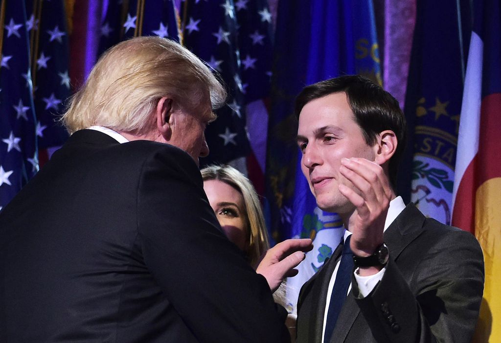 &nbsp;Jared Kushner con Trump